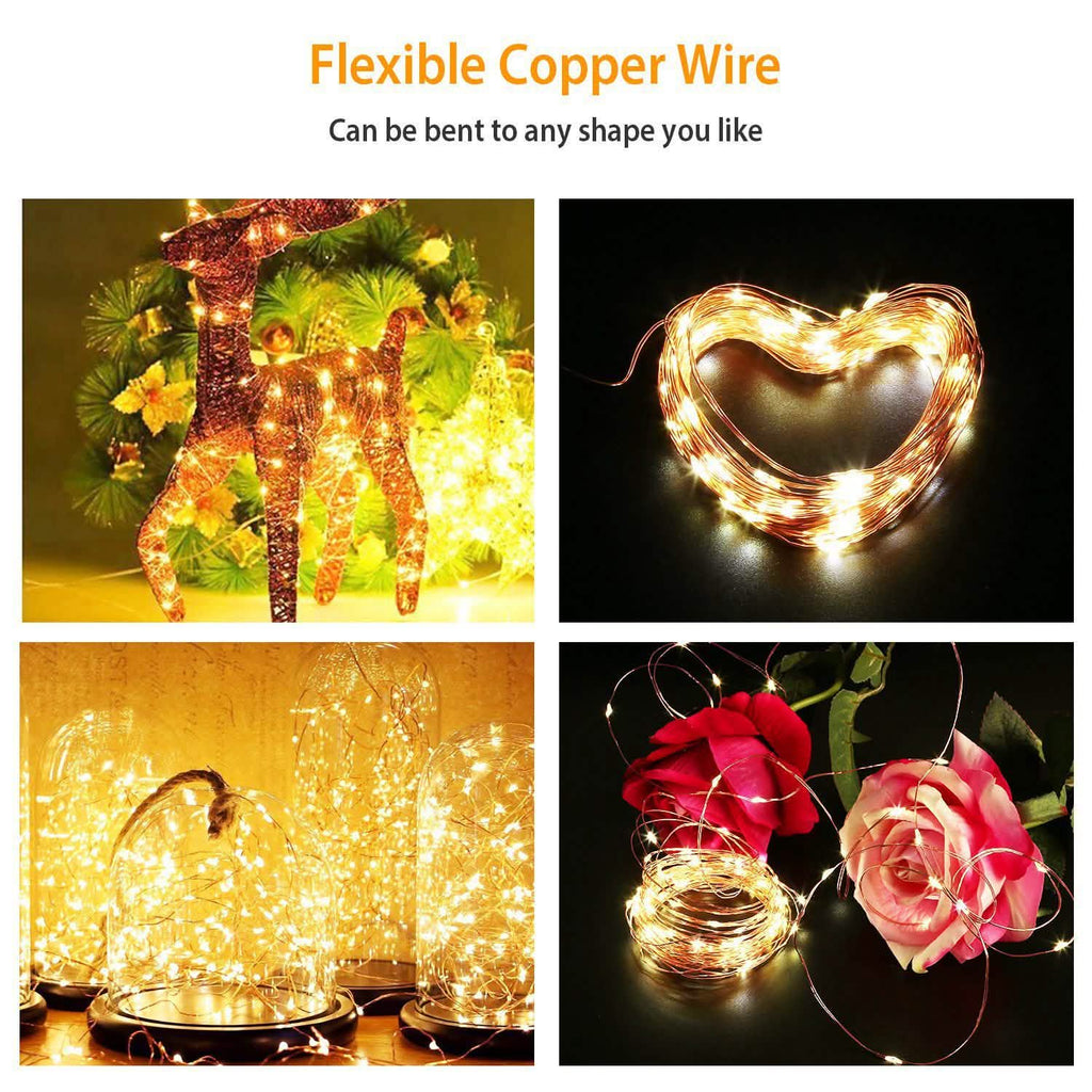2-Piece: 100LED Beads String Lights