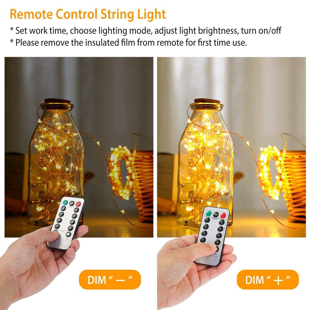 2-Piece: 100LED Beads String Lights