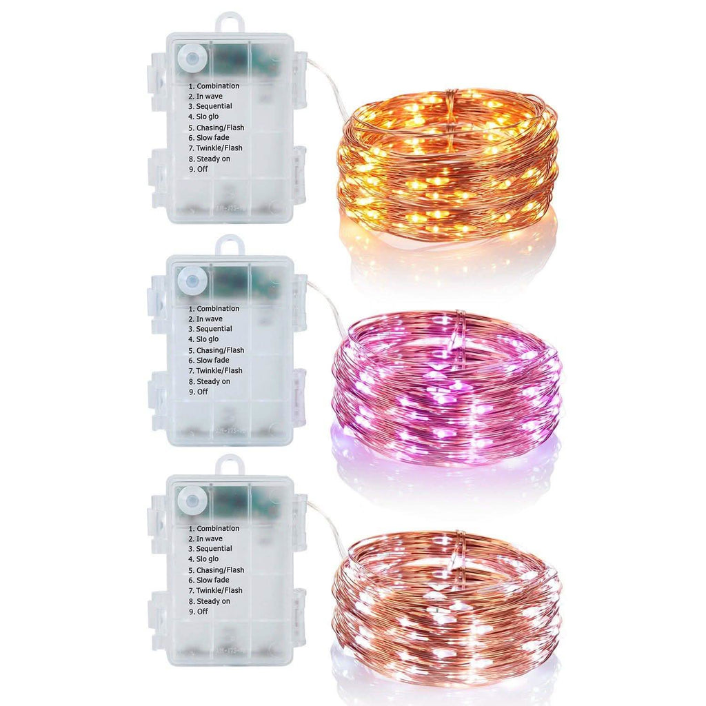 2-Piece: 100LED Beads String Lights