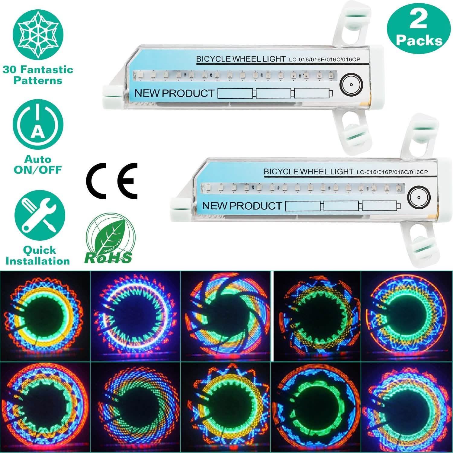 2-Piece: 32 LEDs Pattern Cycling Lights