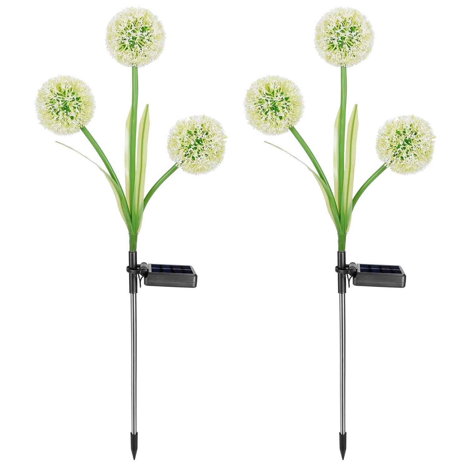 2-Piece: 36 LED Dandelion Solar Lights
