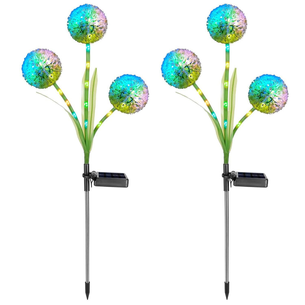 2-Piece: 36 LED Dandelion Solar Lights