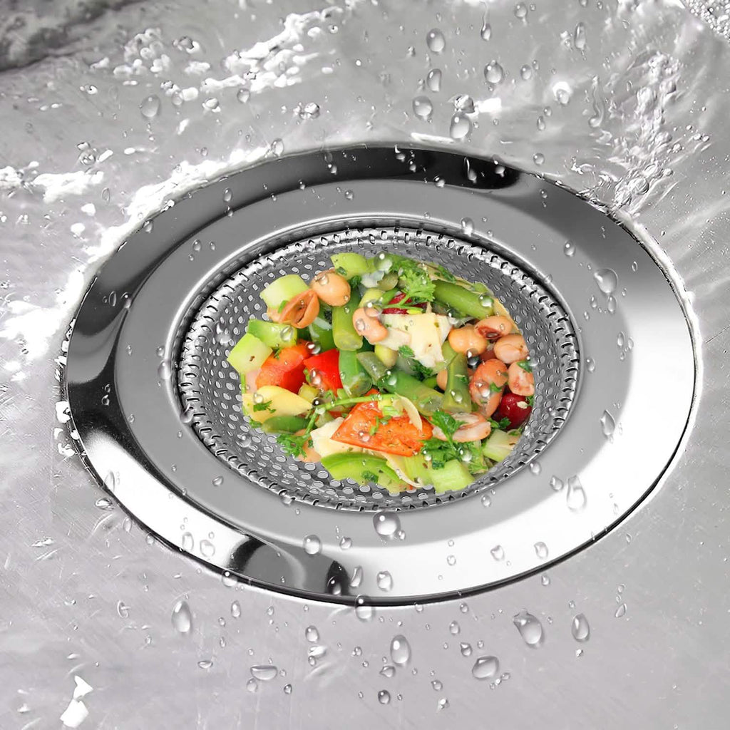 2-Piece: 4.53-Inch Kitchen Sink Strainer