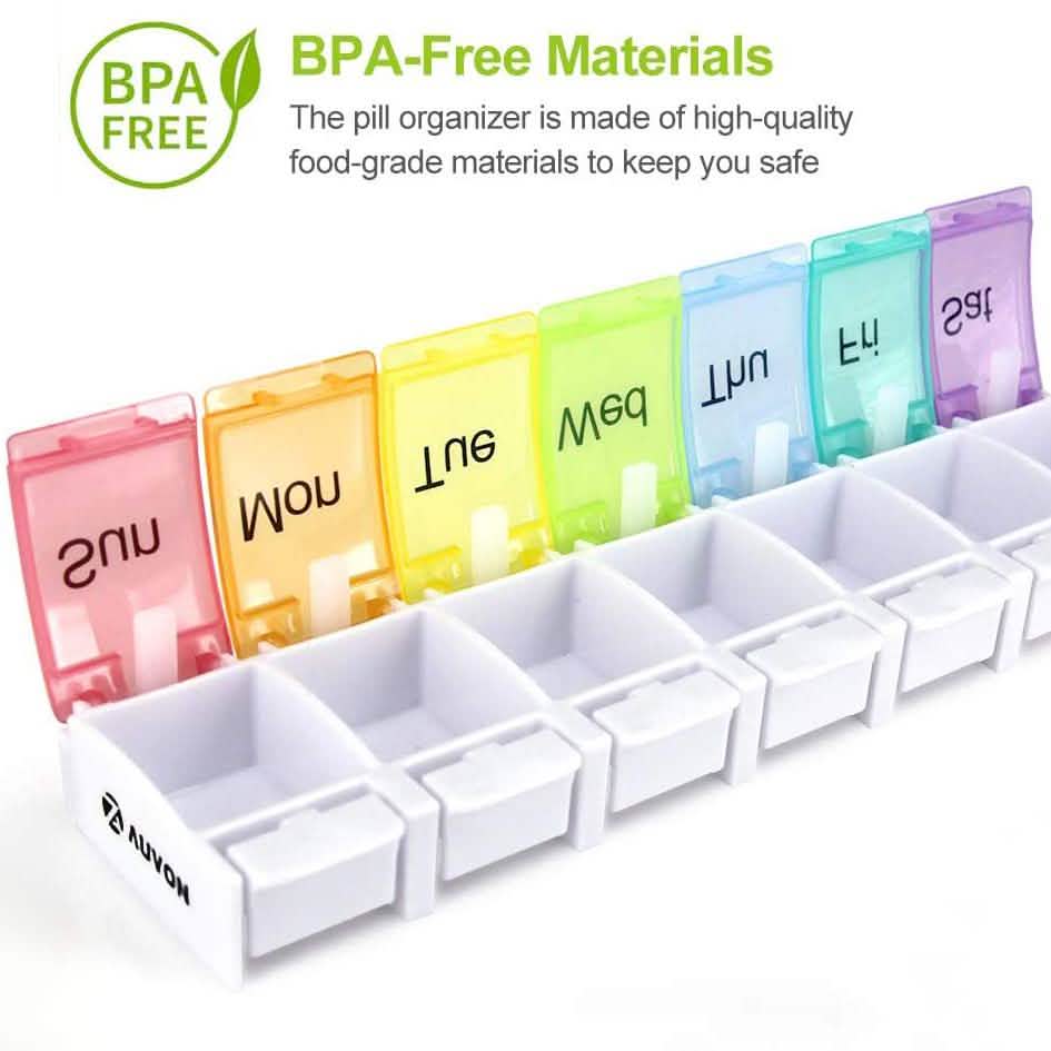 2-Piece: 7 Day Pill Box Case