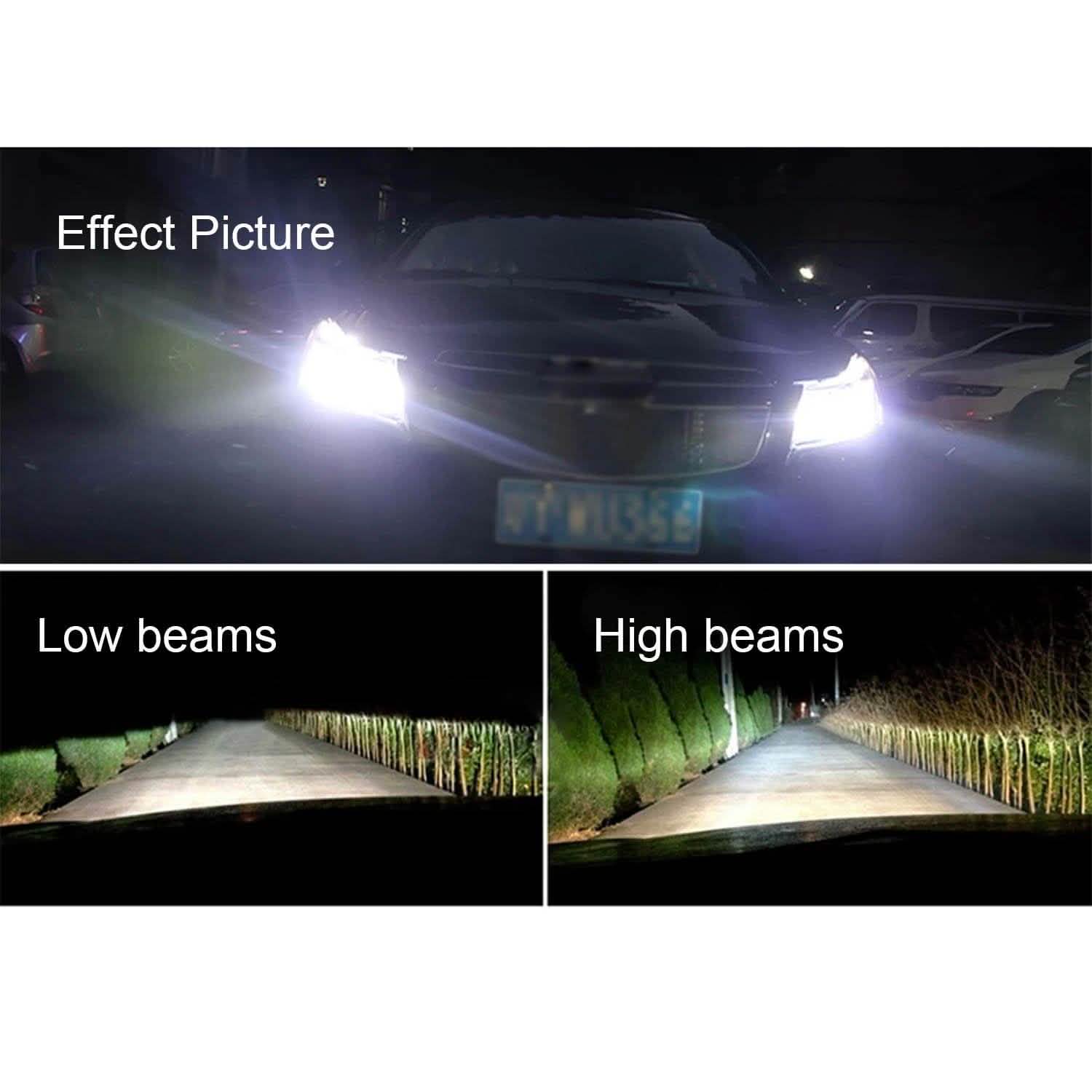 2-Piece: 9006/HB4 HID Xenon Light Bulbs