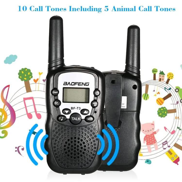 2-Piece: Baofeng BF-T3 Radio Walkie Talkie