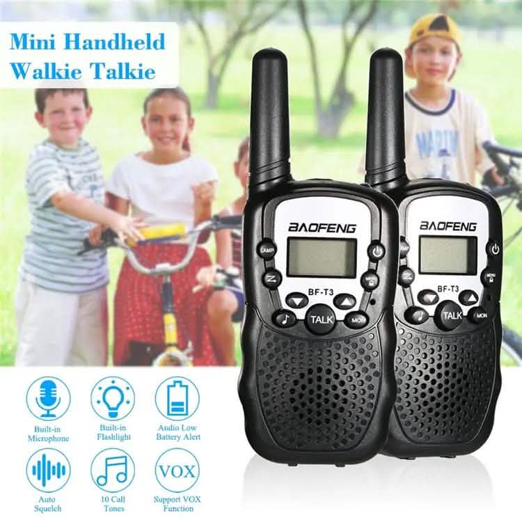 2-Piece: Baofeng BF-T3 Radio Walkie Talkie