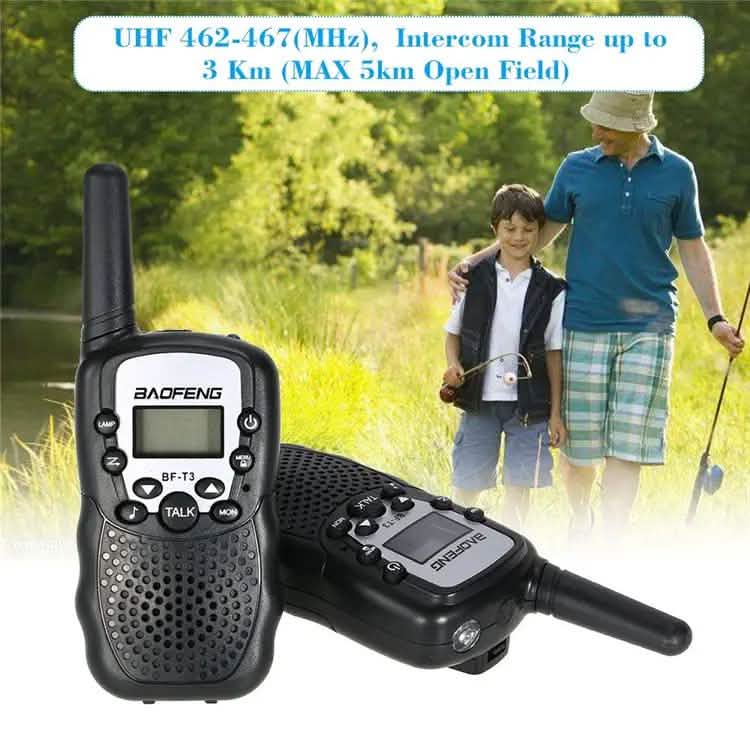 2-Piece: Baofeng BF-T3 Radio Walkie Talkie