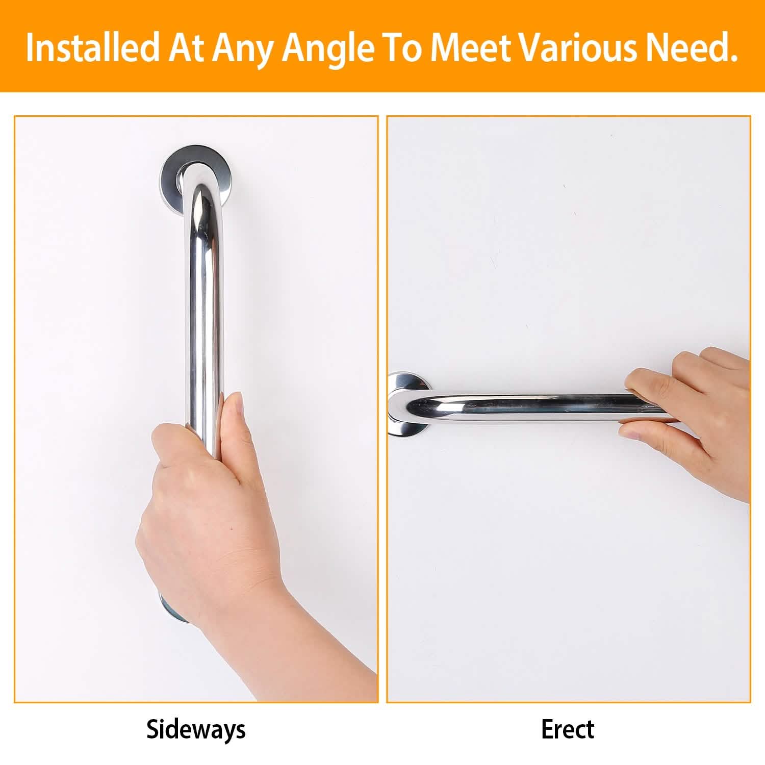 2-Piece: Bath Grab Bar