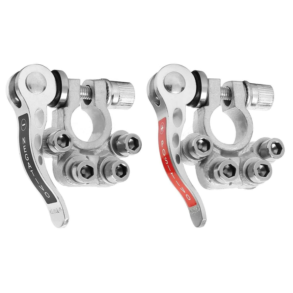 2-Piece: Battery Terminal Connector Quick Release Disconnect Car Battery