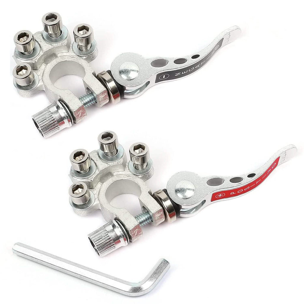 2-Piece: Battery Terminal Connector Quick Release Disconnect Car Battery