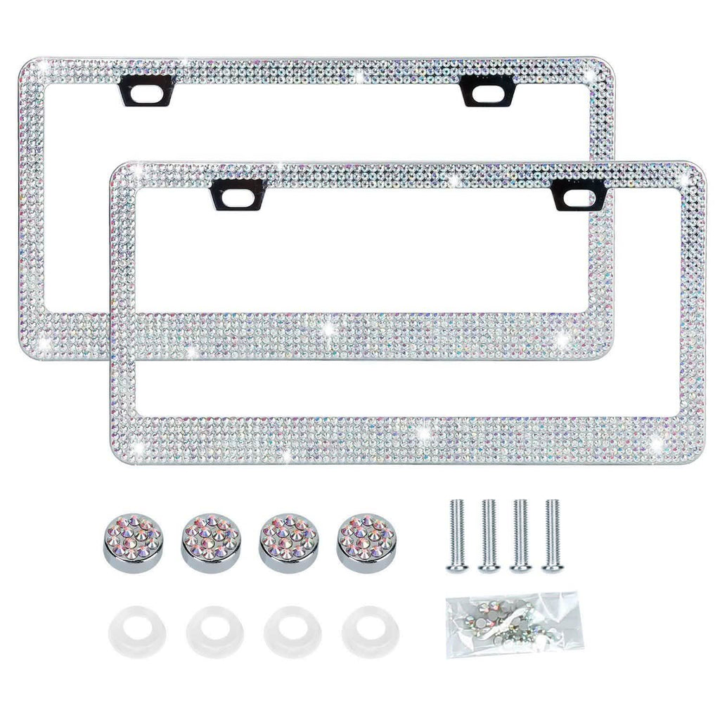 2-Piece: Bling License Plate Frames