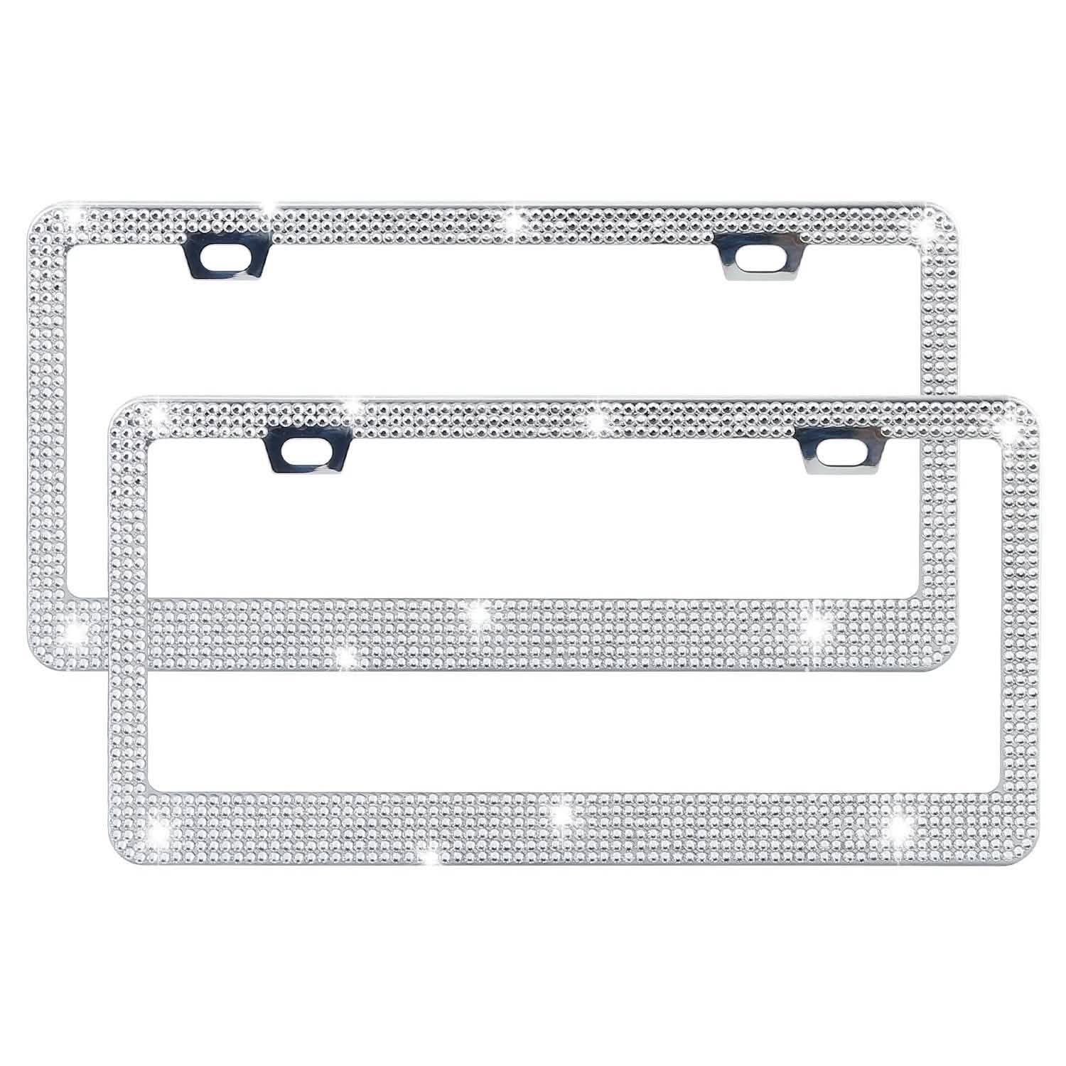 2-Piece: Bling License Plate Frames