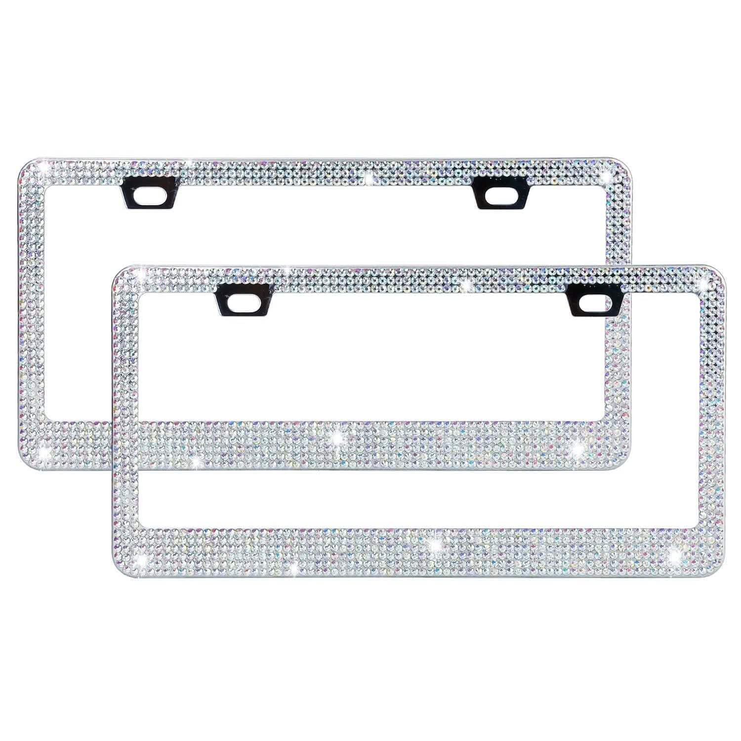 2-Piece: Bling License Plate Frames