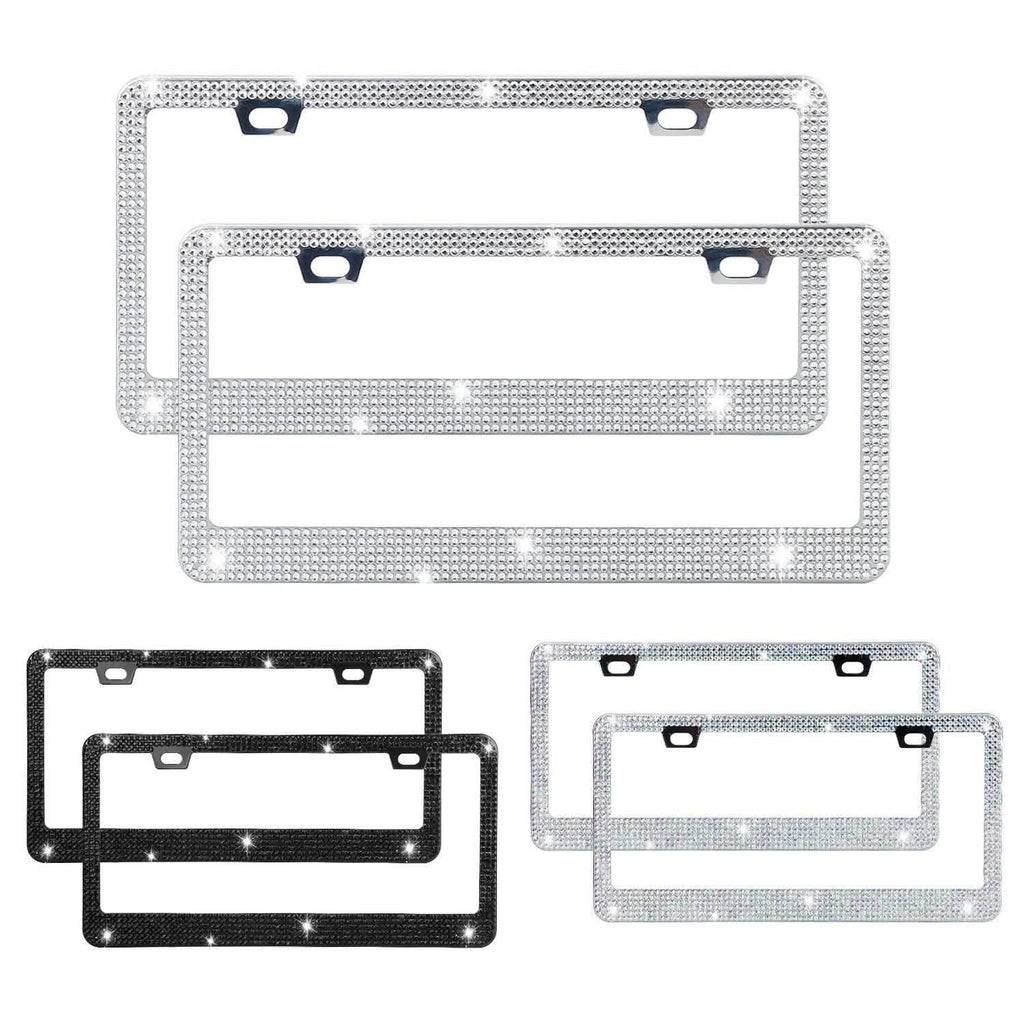 2-Piece: Bling License Plate Frames