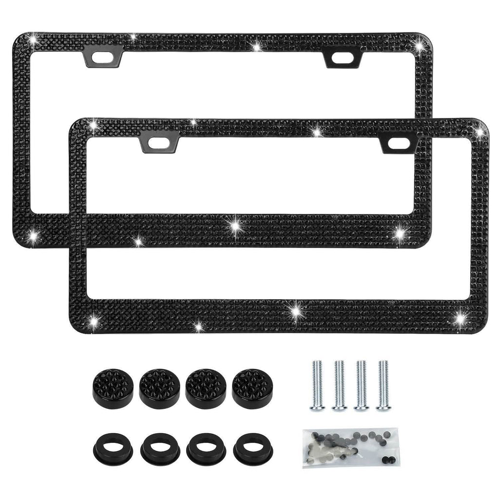 2-Piece: Bling License Plate Frames