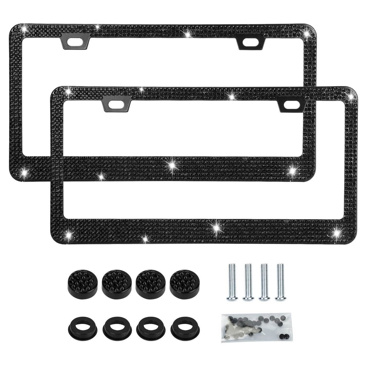 2-Piece: Bling License Plate Frames