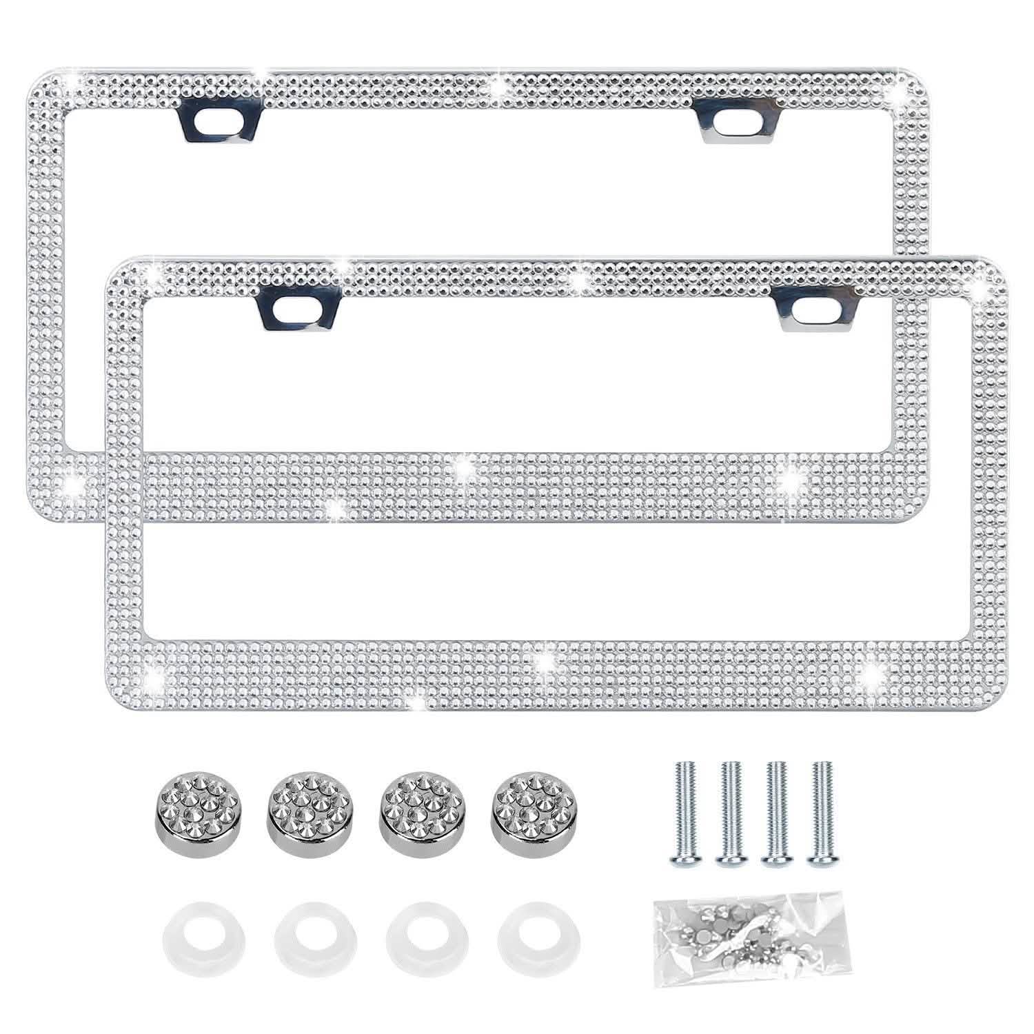 2-Piece: Bling License Plate Frames
