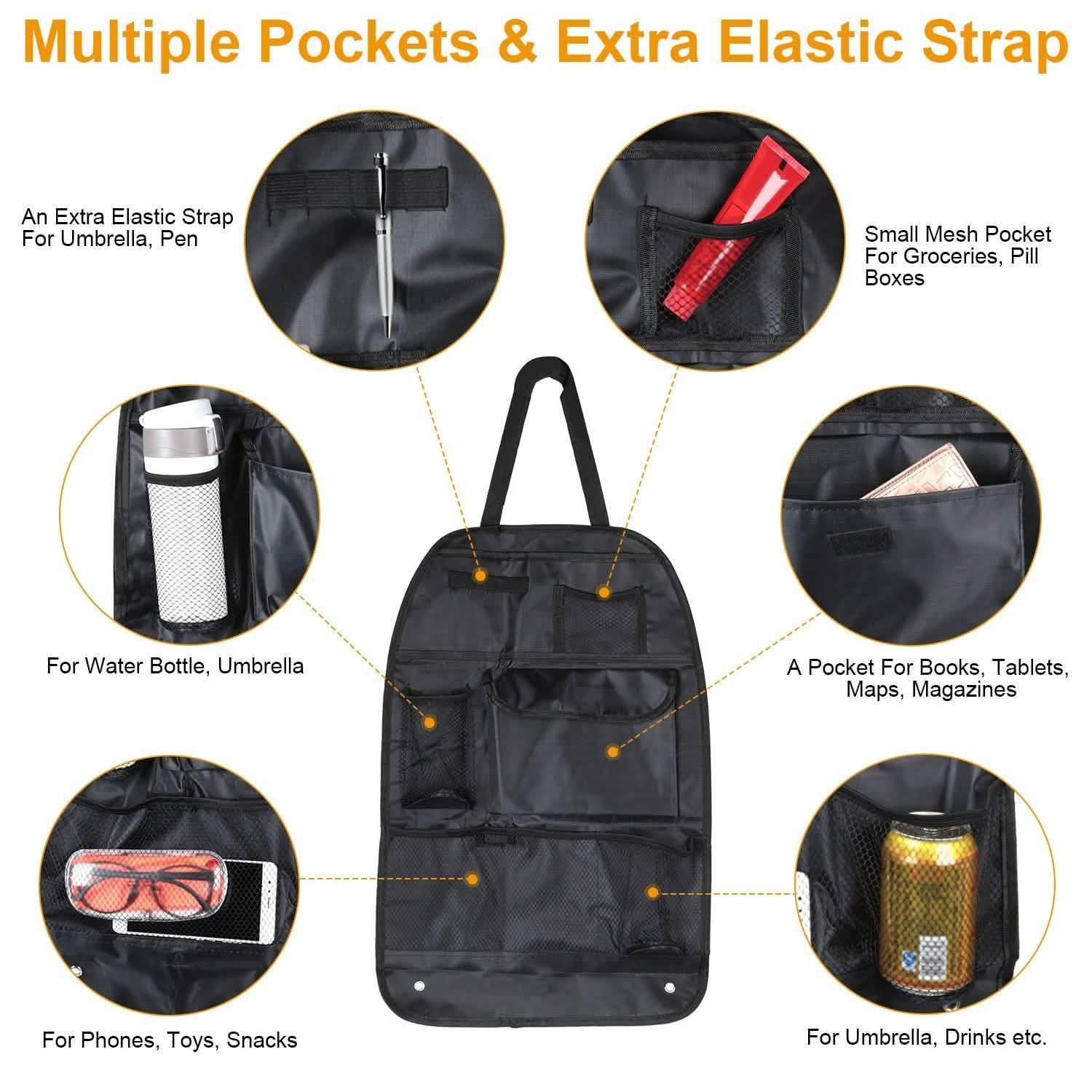 2-Piece: Car Backseat Organizer