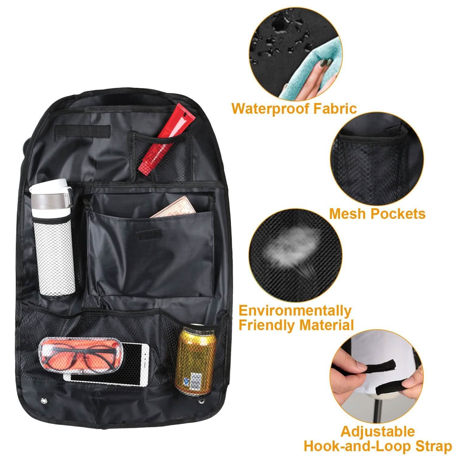 2-Piece: Car Backseat Organizer