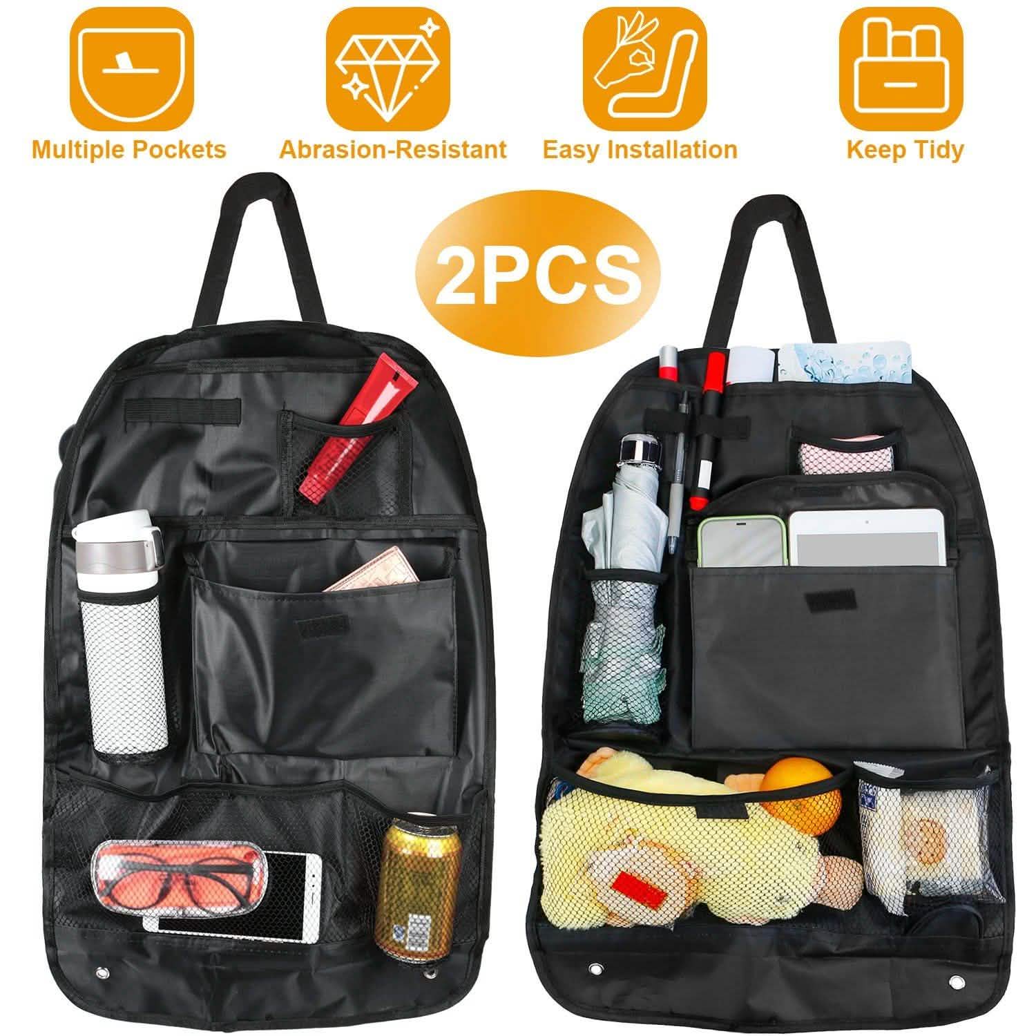 2-Piece: Car Backseat Organizer