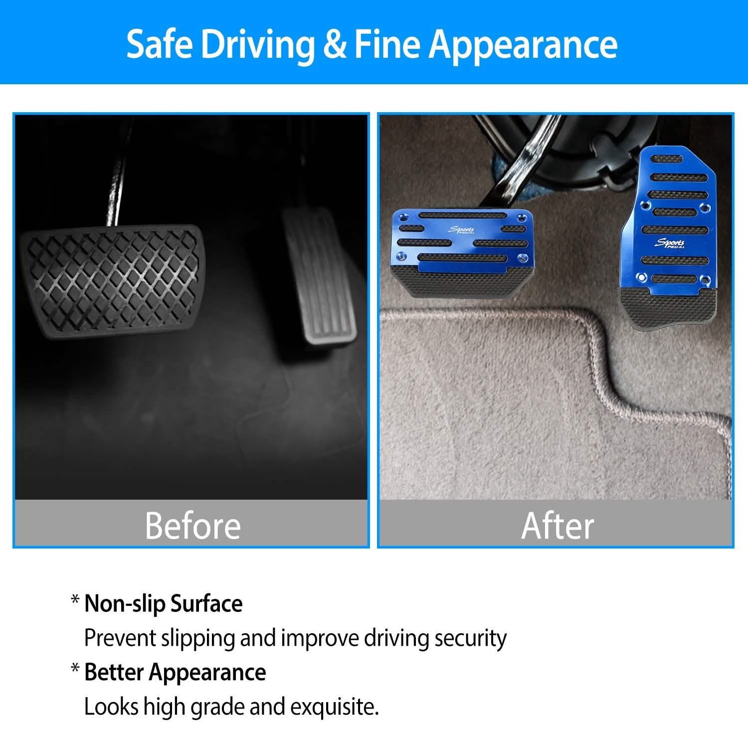 2-Piece: Car Brake Pedal Cover
