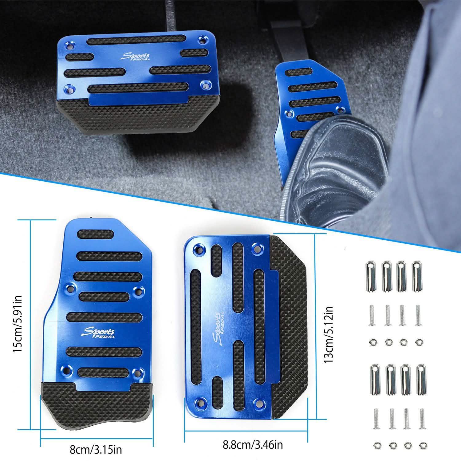 2-Piece: Car Brake Pedal Cover