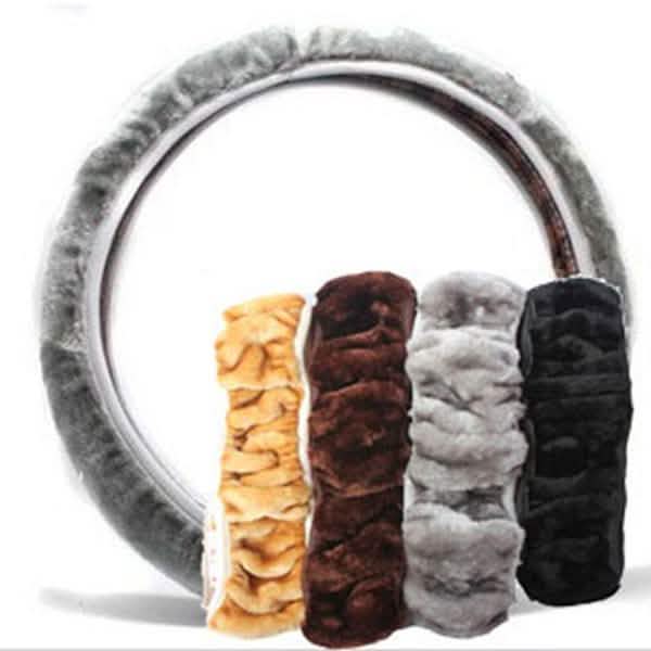 2-Piece: Car Steering Wheel Cover