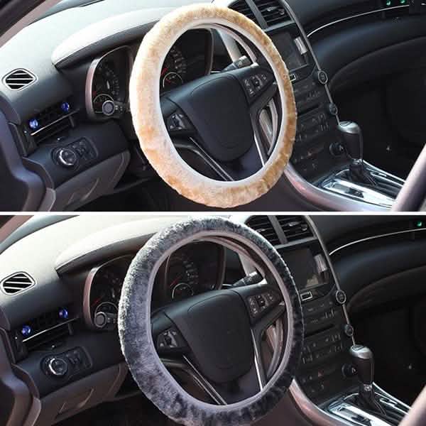 2-Piece: Car Steering Wheel Cover