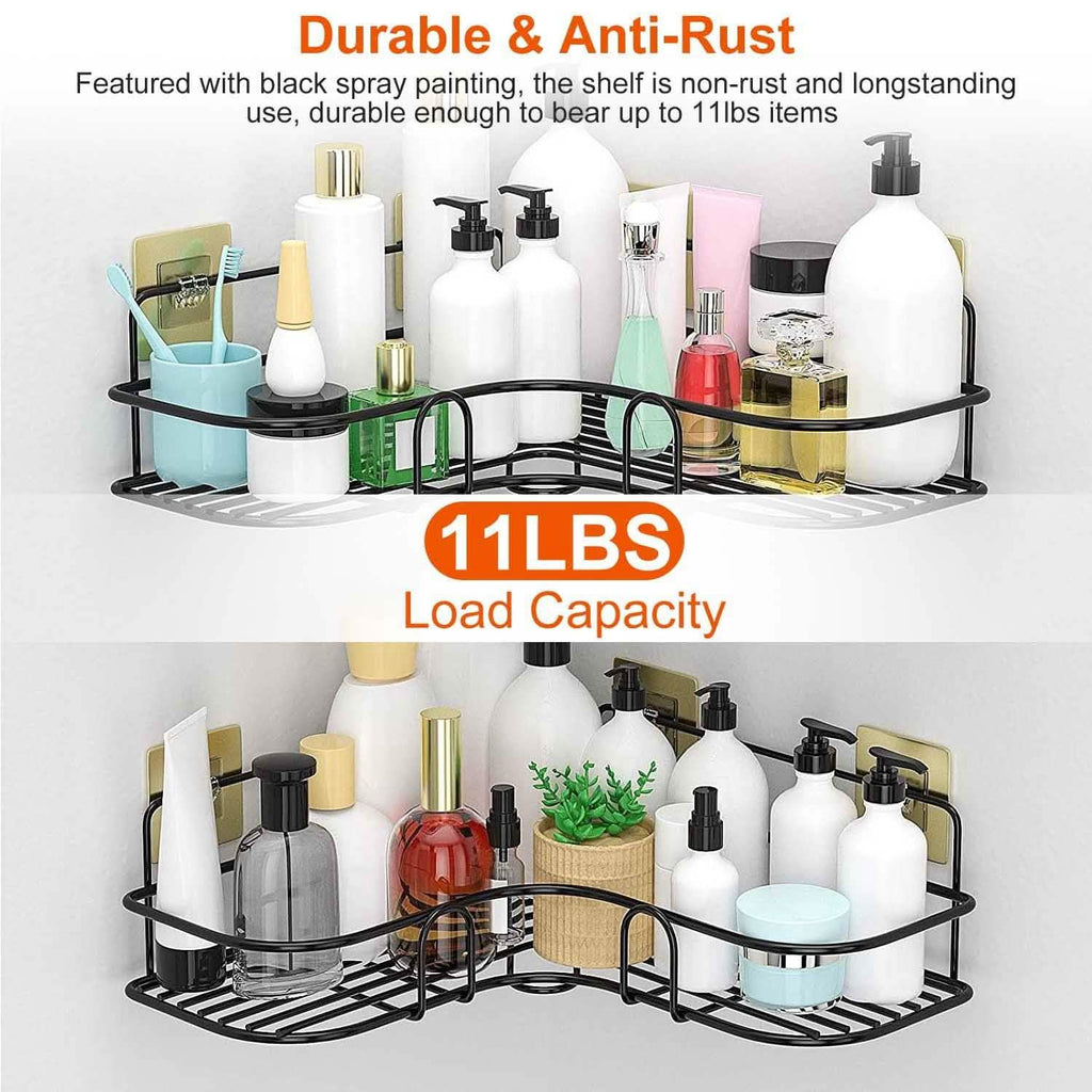 2-Piece: Corner Shower Caddy Shelves