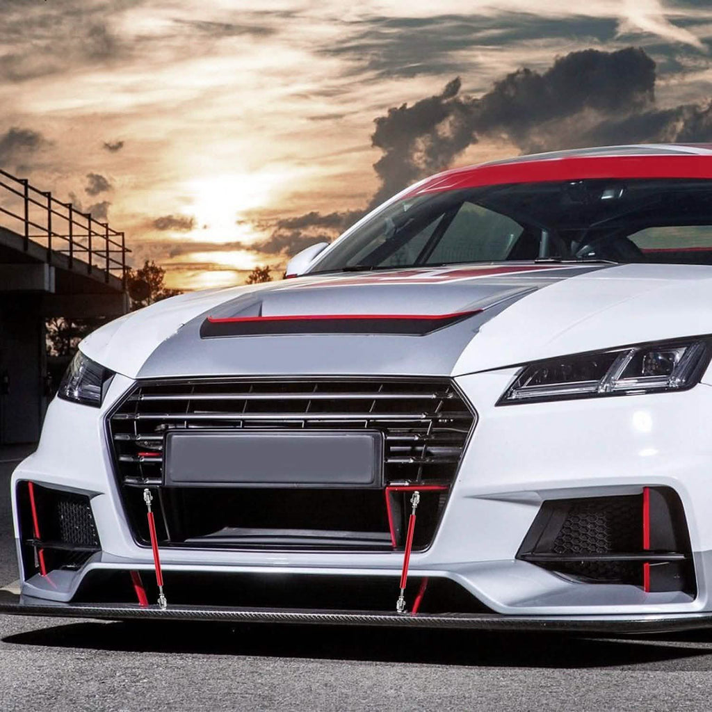 2-Piece: Front Bumper Lip Splitter Rod