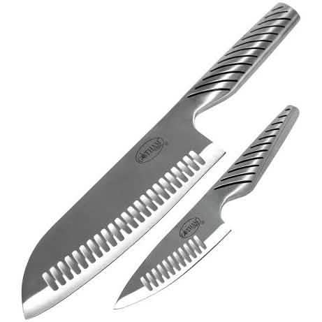2-Piece: Gotham Steel Pro Cut – The Japanese Style Stainless Steel Super Sharp Knife Set