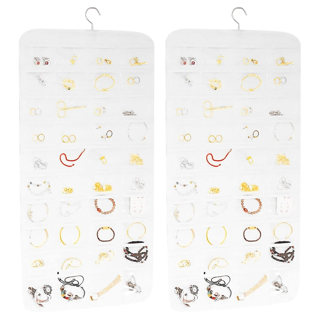 2-Piece: Hanging Jewelry Organizer