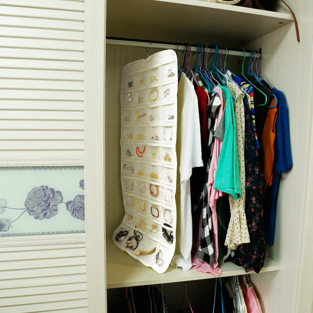 2-Piece: Hanging Jewelry Organizer