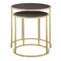 2-Piece: Iconic Home Tuscany Nesting Table