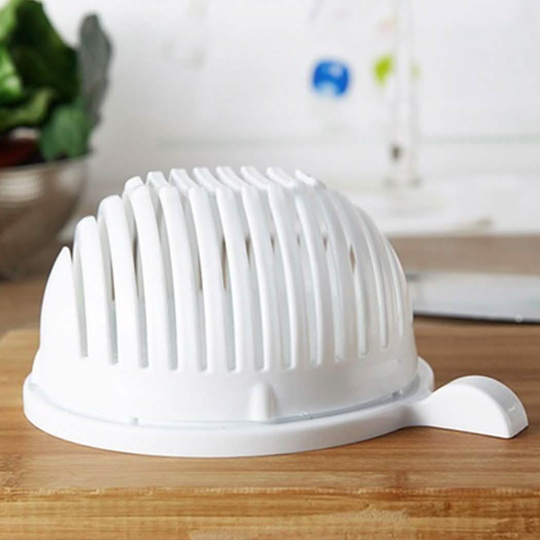 2-Piece: Instant Salad-Cutter Bowl Set