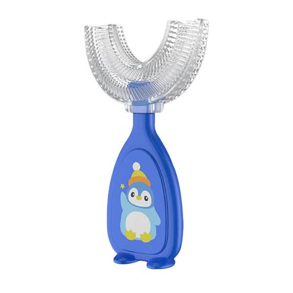 2-Piece: Manual Children's U-Shaped Toothbrush