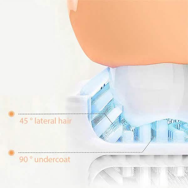 2-Piece: Manual Children's U-Shaped Toothbrush