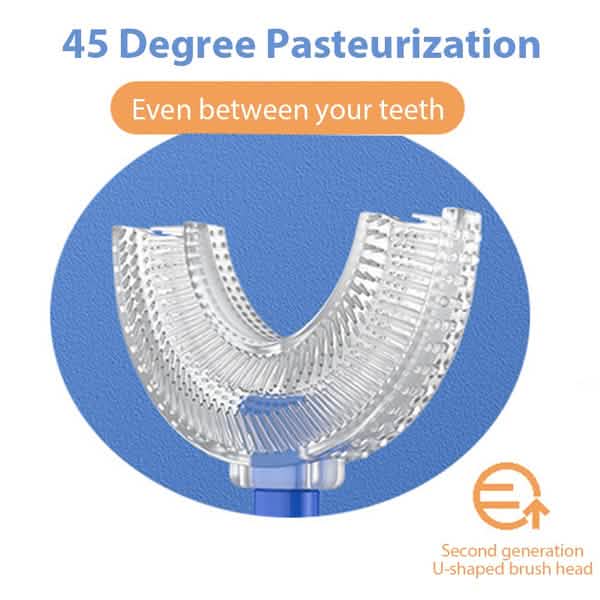 2-Piece: Manual Children's U-Shaped Toothbrush