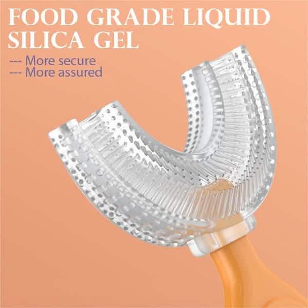 2-Piece: Manual Children's U-Shaped Toothbrush