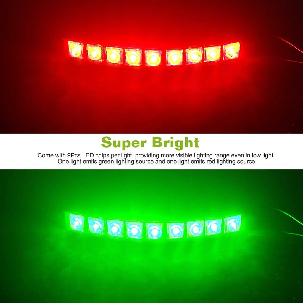 2-Piece: Navigation Marine Boat Strip 9 LED Lights