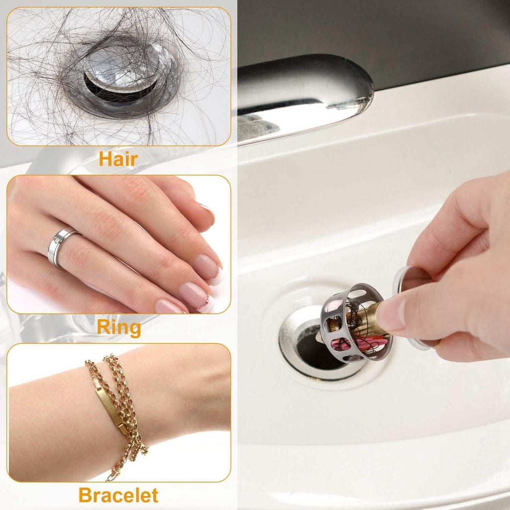 2-Piece: Pop Up Sink Drain Plugs