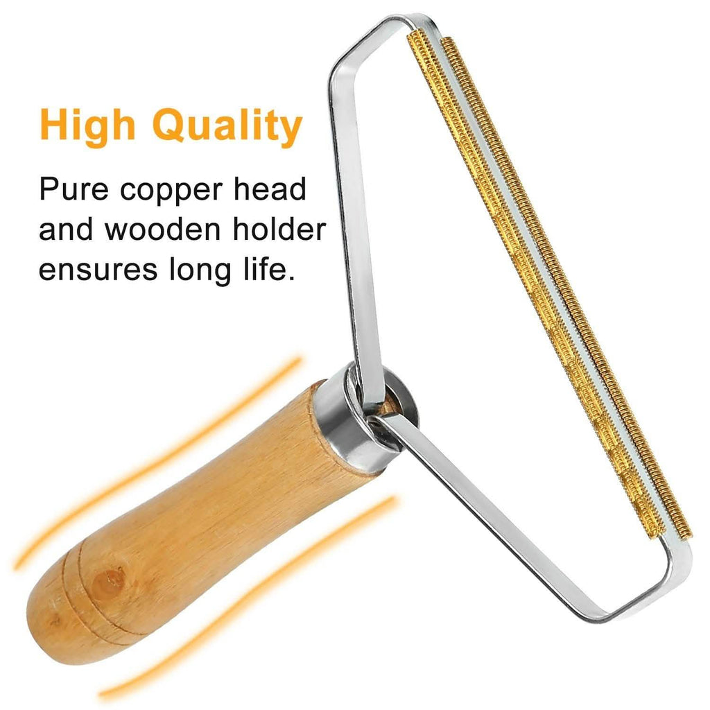 2-Piece: Portable Reusable Double Sided Lint Remover Travel