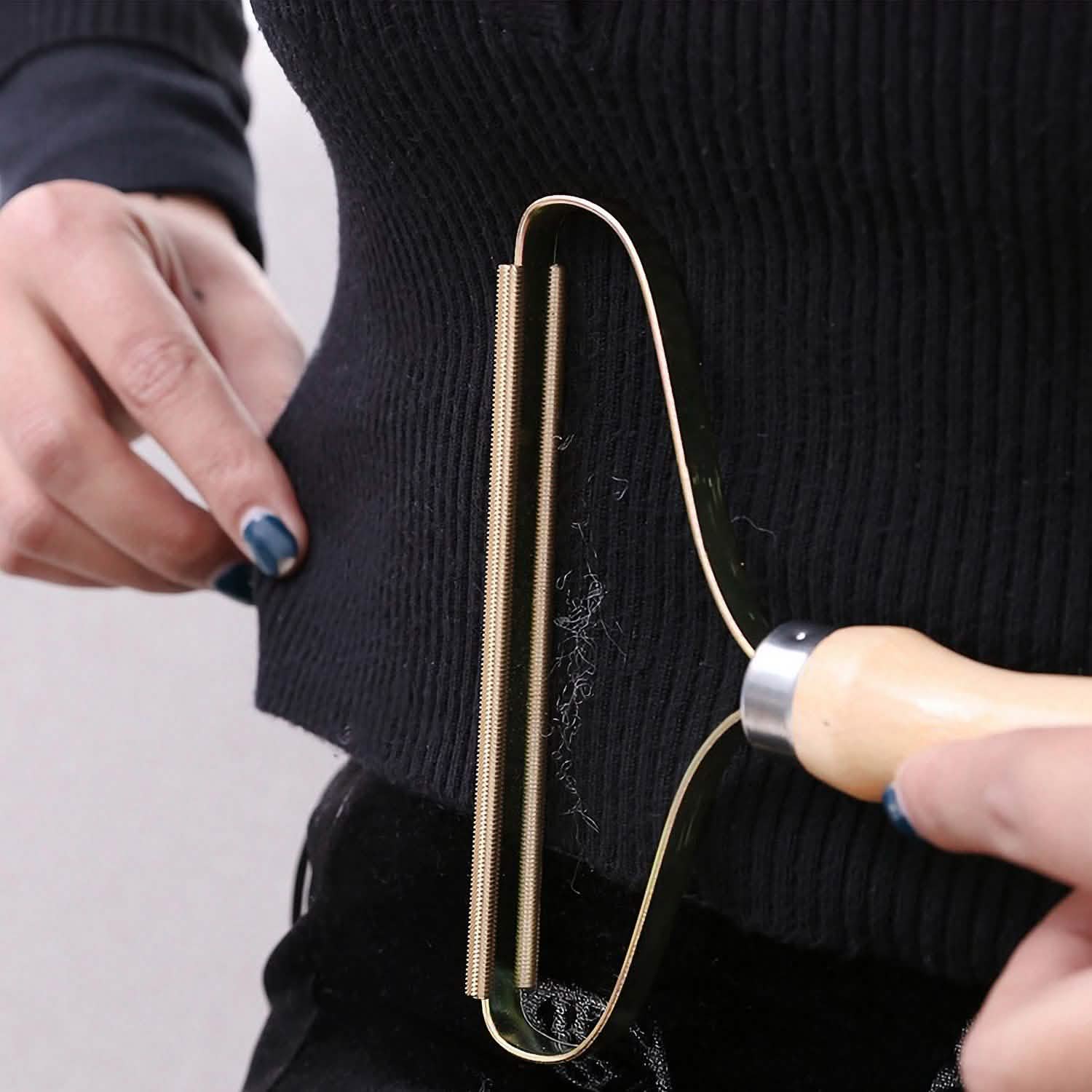2-Piece: Portable Reusable Double Sided Lint Remover Travel