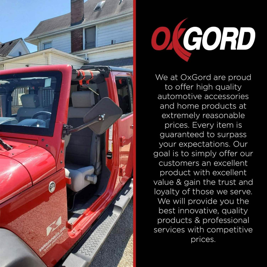 2-Piece Set: Side Mirror Best for 1997-2018 Jeep Wrangler