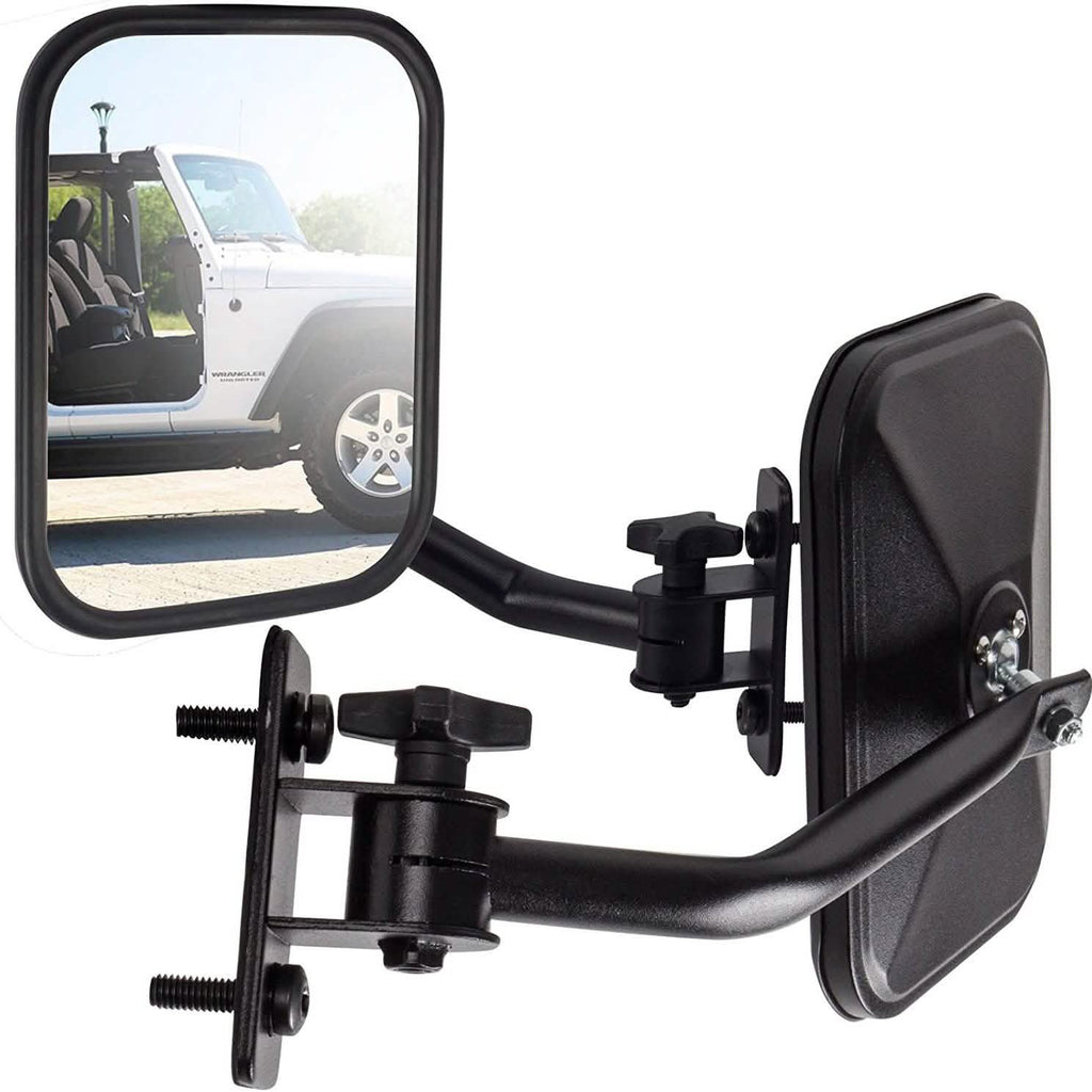 2-Piece Set: Side Mirror Best for 1997-2018 Jeep Wrangler