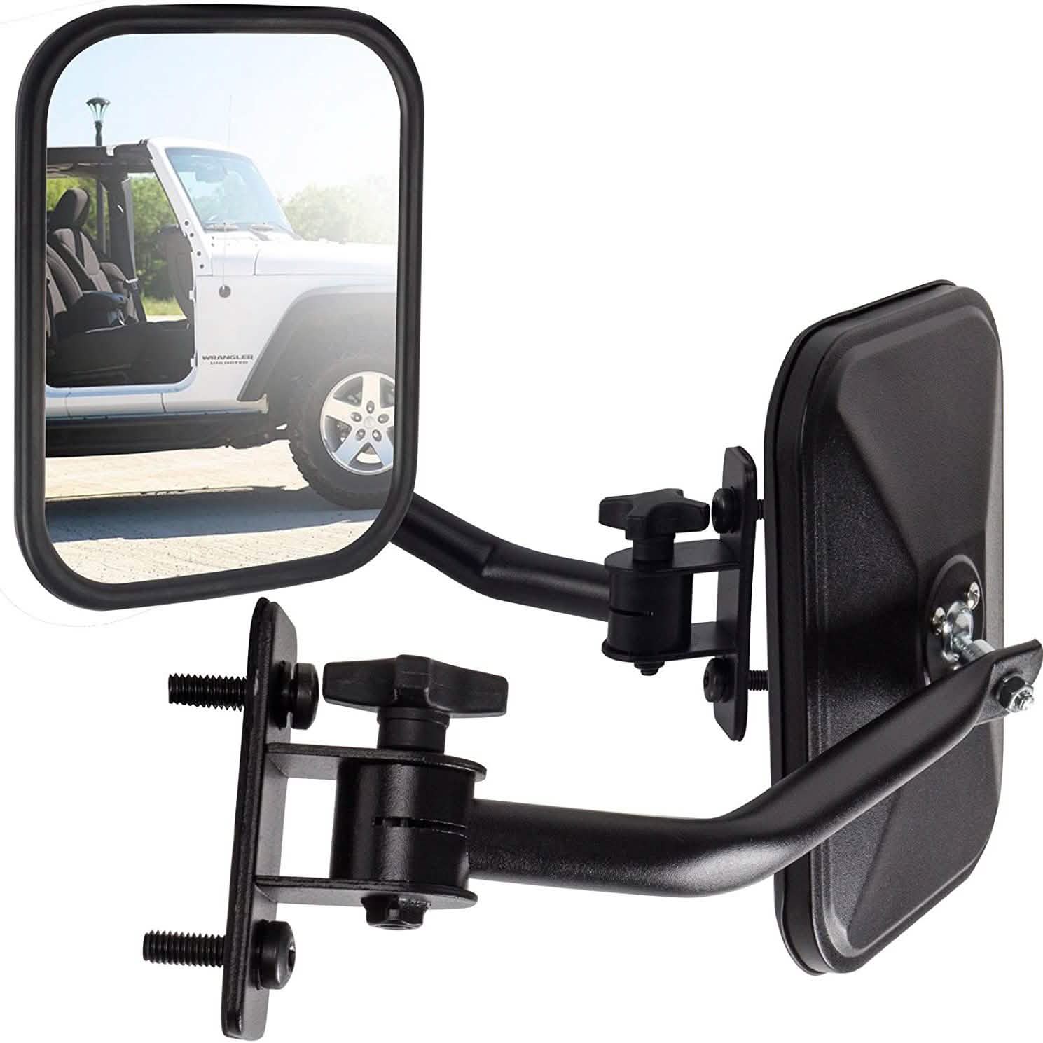 2-Piece Set: Side Mirror Best for 1997-2018 Jeep Wrangler