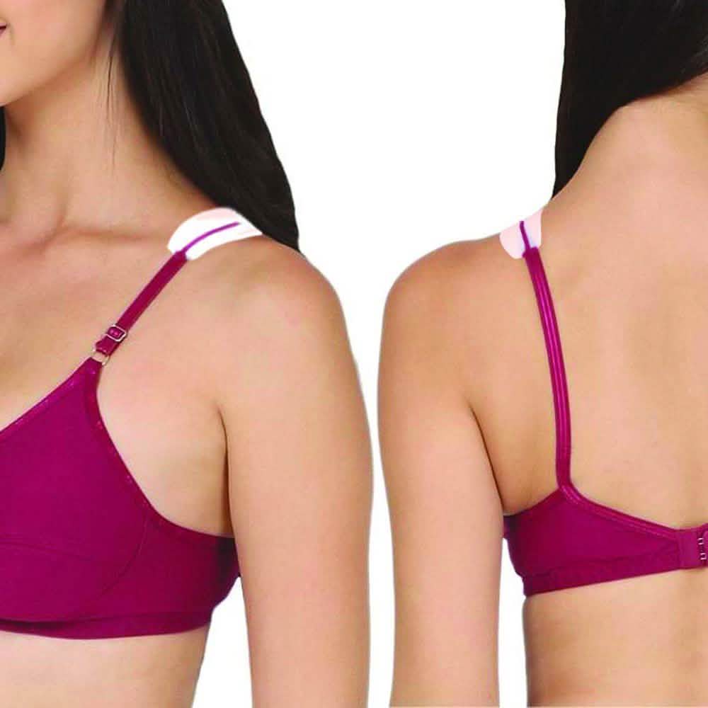 2-Piece Set: Silicone Bra Strap Cushion