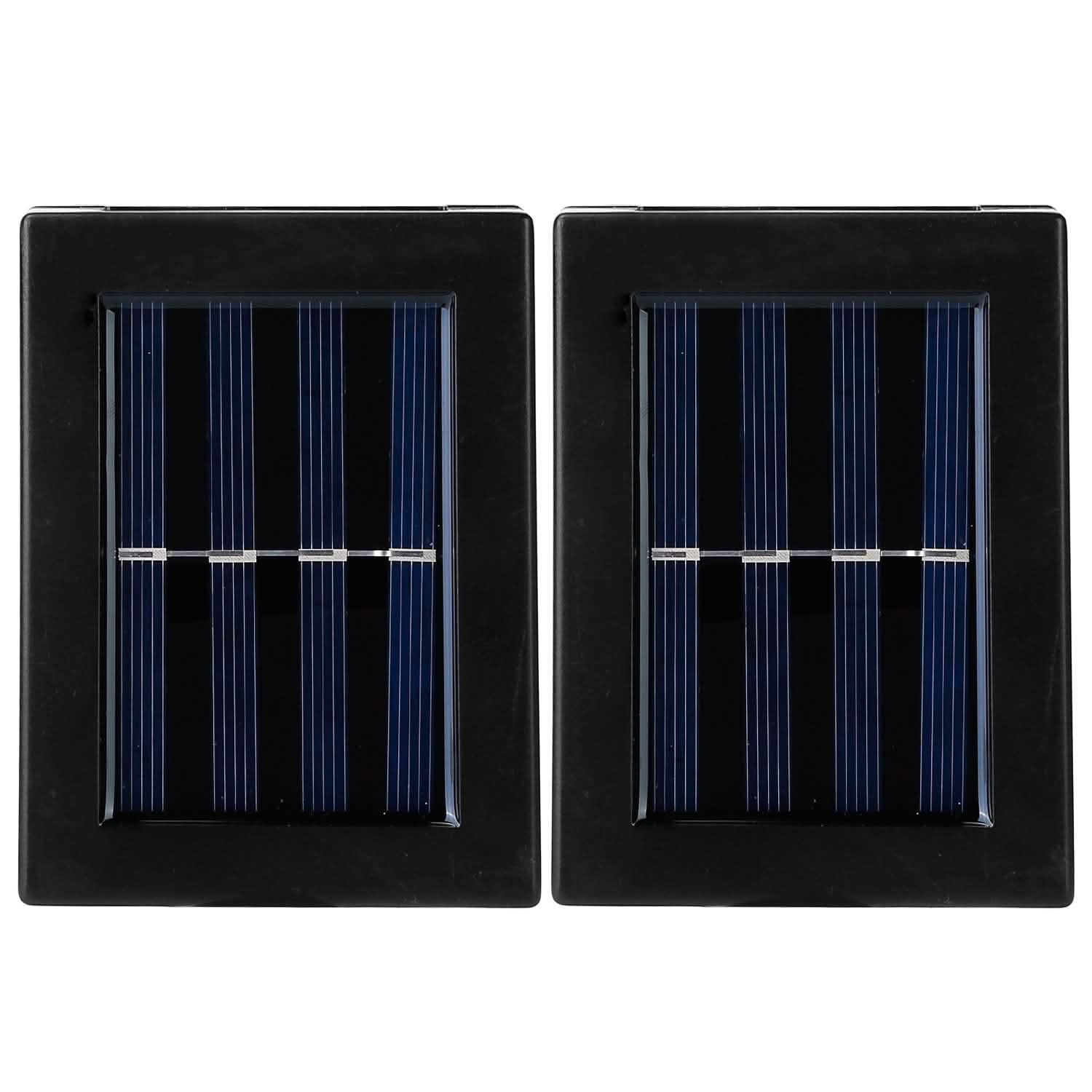 2-Piece: Solar Deck Outdoor Lights