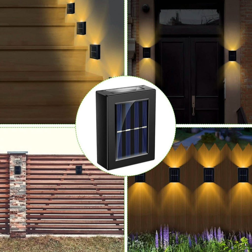 2-Piece: Solar Deck Outdoor Lights